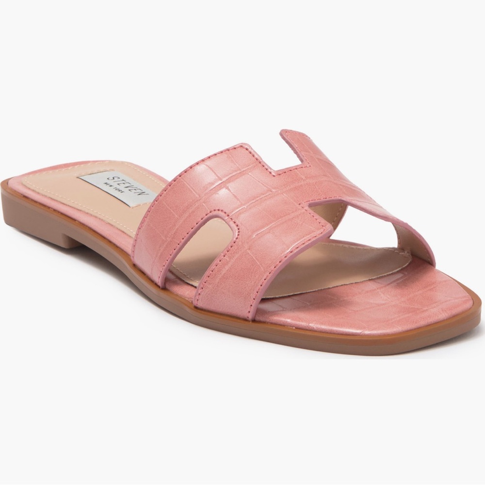 Steven New York Women's Pink Slide Sandals - Picture 1 of 7